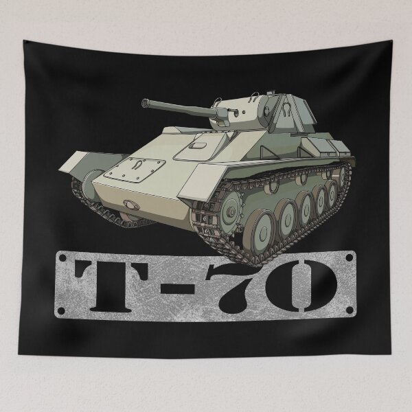 Item preview, T-70 WW2 Russian Light Tank Memorabilia designed and sold by MilitaryMart.