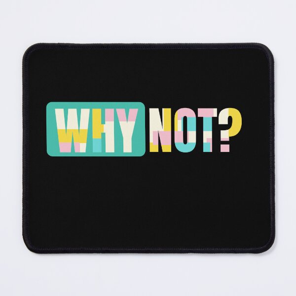 Item preview, Colorful Typography Design | Fun and Modern Why Not? Letters designed and sold by magenta-dream.