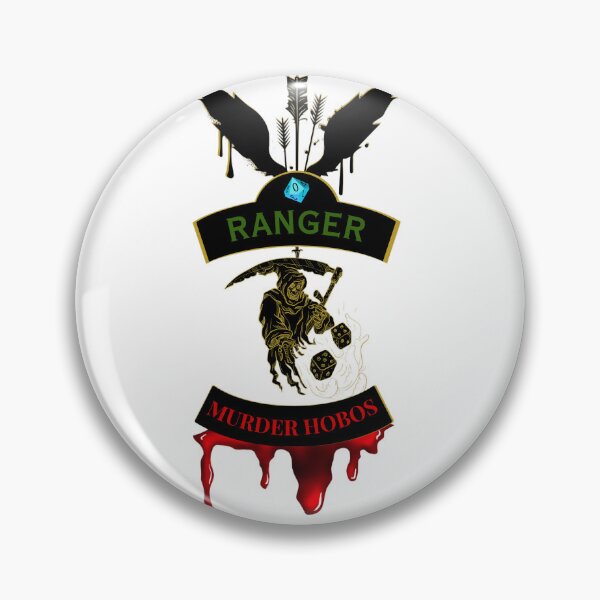 Item preview, Ranger. Murder Hobos. Biker Patch Style designed and sold by Ferndragons.