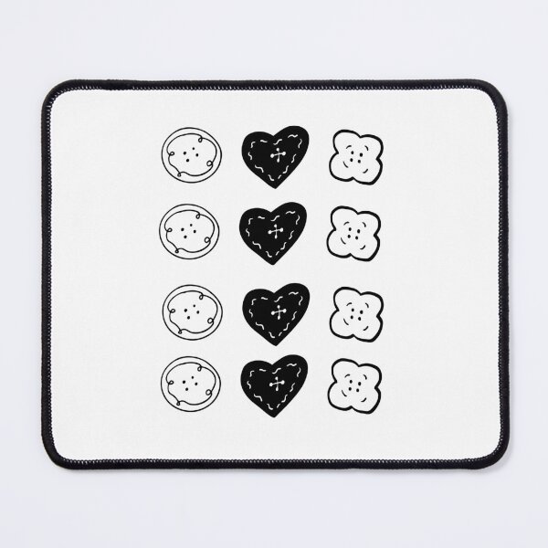 Item preview, Sewing Love: Minimalist Cute Button Illustrations designed and sold by RM-Journey.
