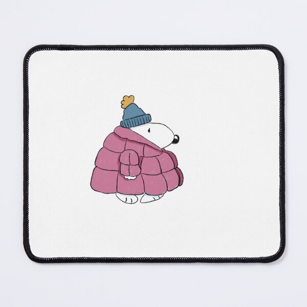 Item preview, Puffer Jacket Beanie Pink Blue  designed and sold by cranbearrie.