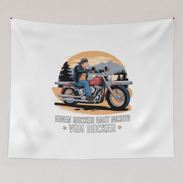 Item preview, Rocker doesn't knock anything off the stool Motorcycle before sunset Design designed and sold by Mkx8.