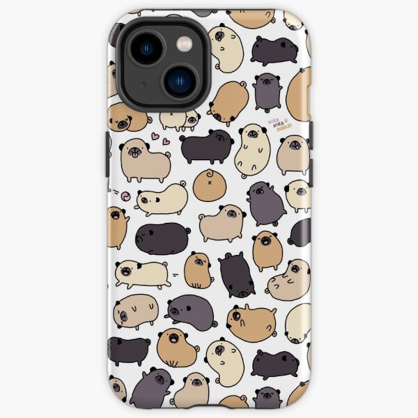 Pug Life Doodle iPhone Tough Case