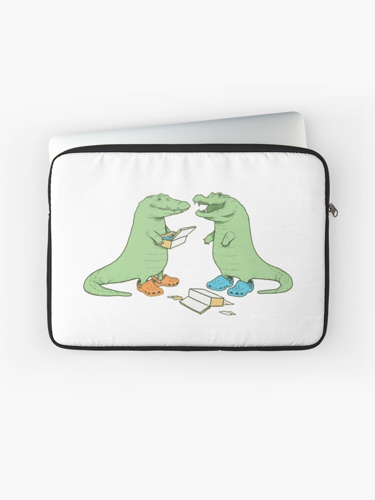 Shrek on the Croc Laptop Sleeve for Sale by apollosale