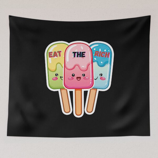 Item preview, EAT THE RICH, ANTICAPITALISM FUNNY GIFT   designed and sold by FelkMariShop.