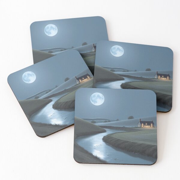 Item preview, Moon Glows over Landscape  designed and sold by Outhigh56.