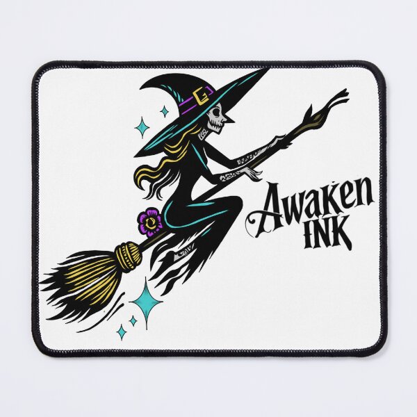 Item preview, Awaken ink witch tattoo flash designed and sold by Awakenink.
