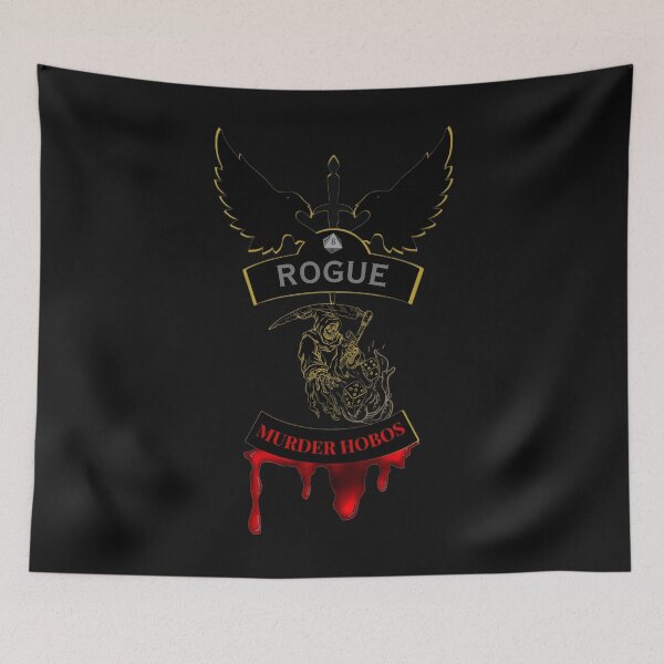 Item preview, Rogue. Murder Hobos. Biker Patch Style designed and sold by Ferndragons.
