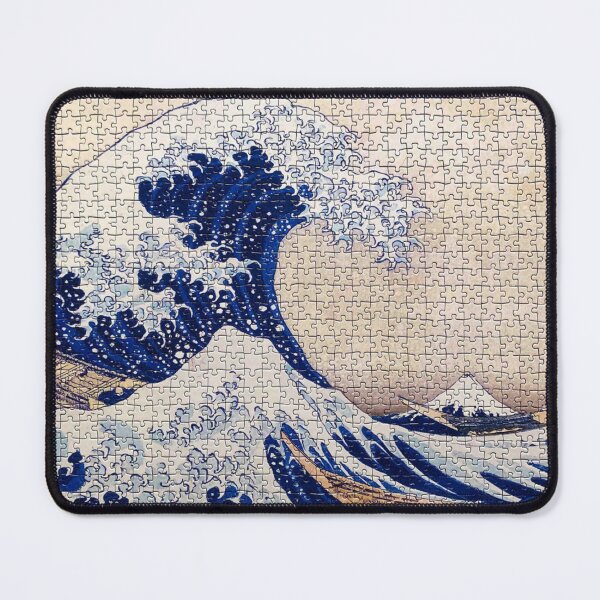 Item preview, the great wave mouse pad for gamers  designed and sold by Merch4free-.