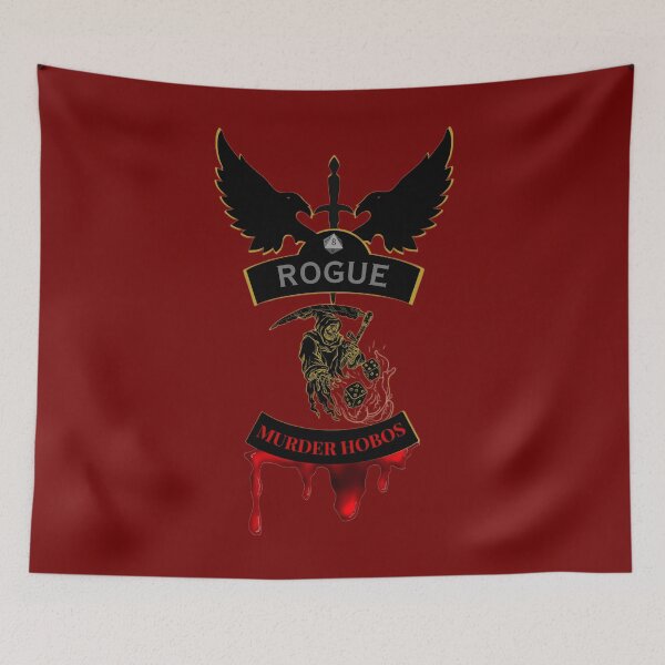 Item preview, Rogue. Murder Hobos. Biker Patch Style designed and sold by Ferndragons.