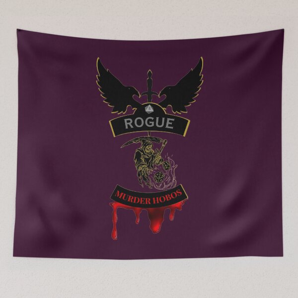 Item preview, Rogue. Murder Hobos. Biker Patch Style designed and sold by Ferndragons.