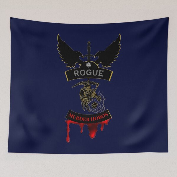 Item preview, Rogue. Murder Hobos. Biker Patch Style designed and sold by Ferndragons.