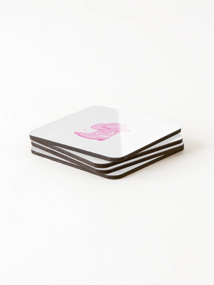 Thumbnail 4 of 5, Coasters (Set of 4), Pink Rodeo designed and sold by lottiem94.