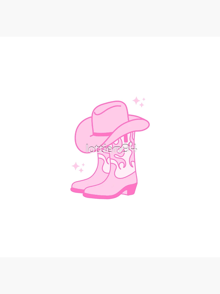 Thumbnail 4 of 4, Clock, Pink Rodeo designed and sold by lottiem94.