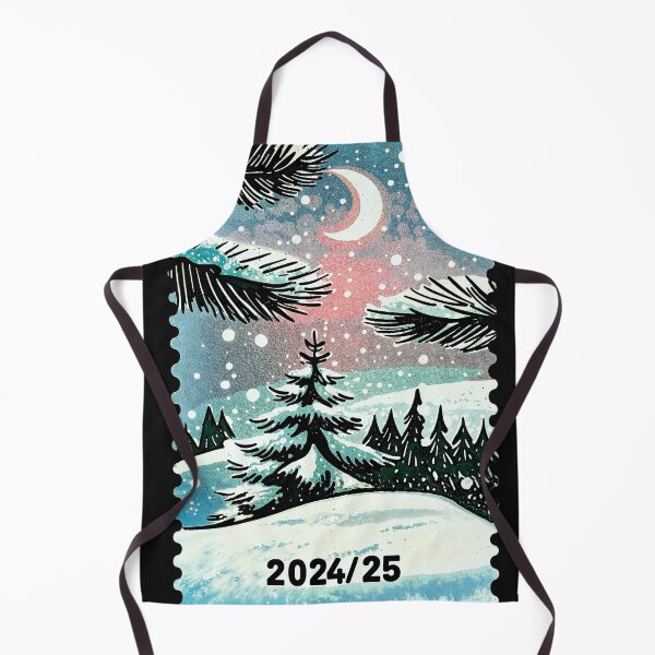 Item preview, lofi Poczta nostalgia znaczki Polska zima 2024 Nowy Rok 2025 nature designed and sold by dejco.art.