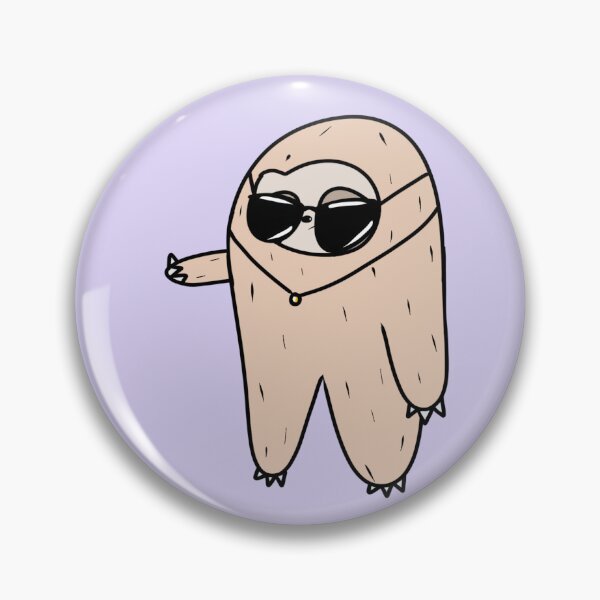 Item preview, cool guy sloth designed and sold by smalldogbarking.