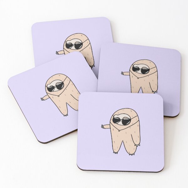 Item preview, cool guy sloth designed and sold by smalldogbarking.