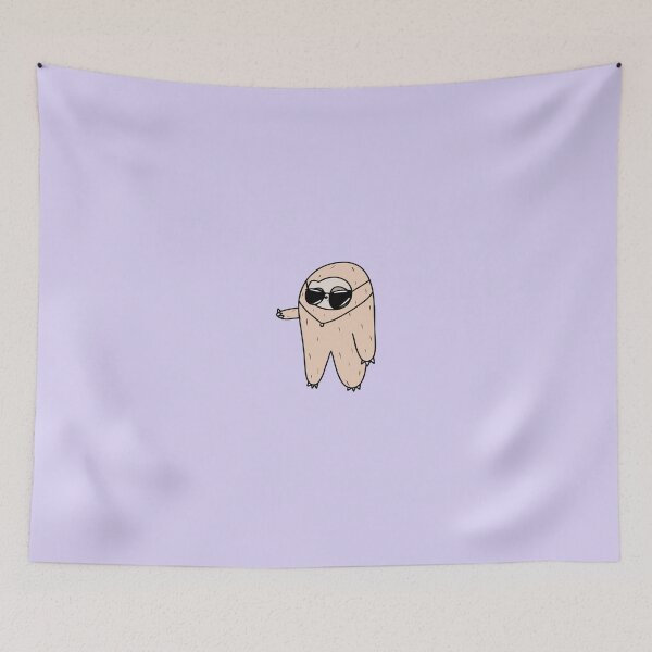 Item preview, cool guy sloth designed and sold by smalldogbarking.