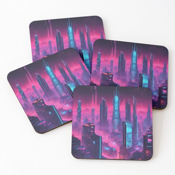 Item preview, Synthwave City designed and sold by Eman Abou Ghazy.