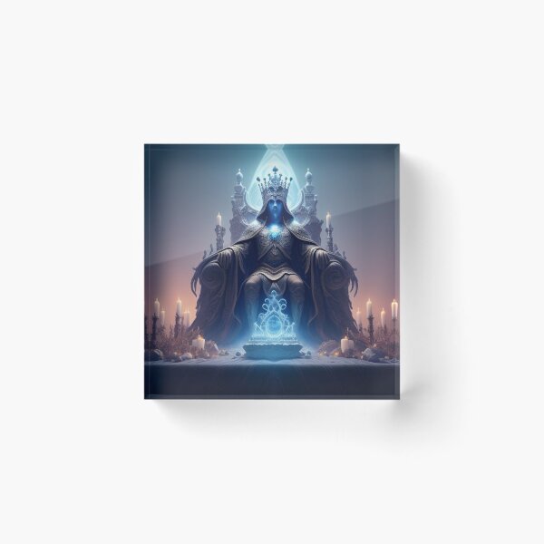 Item preview, Ghost King Sitting On Chair With Candles designed and sold by highplacidity.