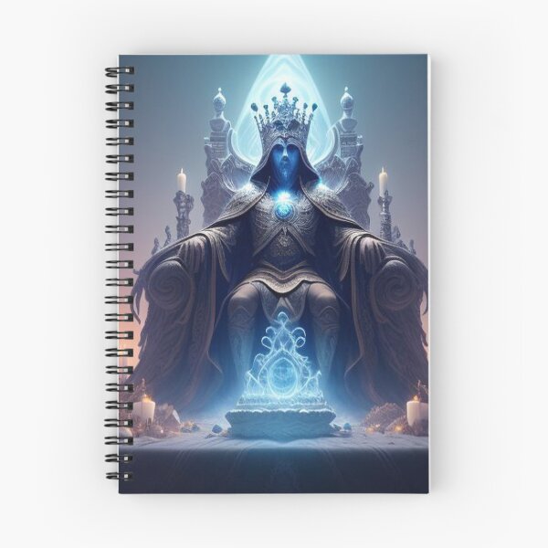 Item preview, Ghost King Sitting On Chair With Candles designed and sold by highplacidity.
