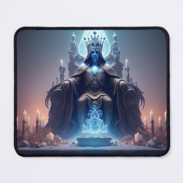 Item preview, Ghost King Sitting On Chair With Candles designed and sold by highplacidity.