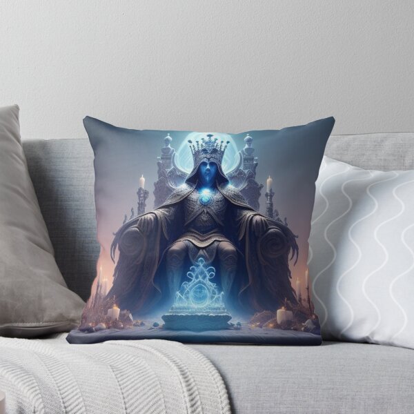 Item preview, Ghost King Sitting On Chair With Candles designed and sold by highplacidity.