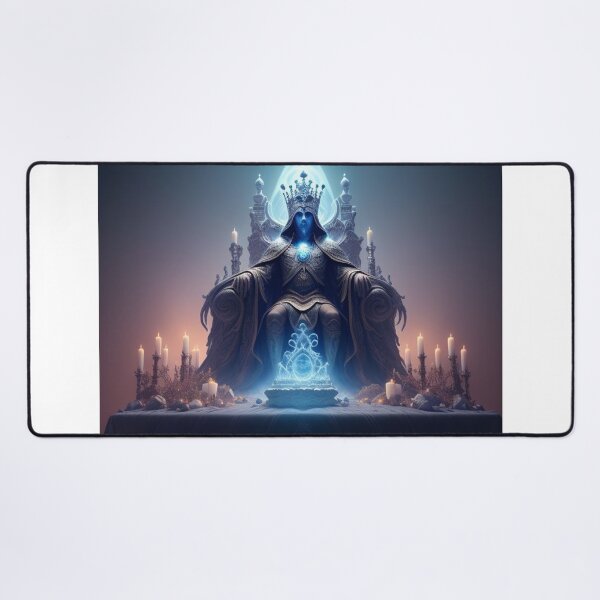 Item preview, Ghost King Sitting On Chair With Candles designed and sold by highplacidity.