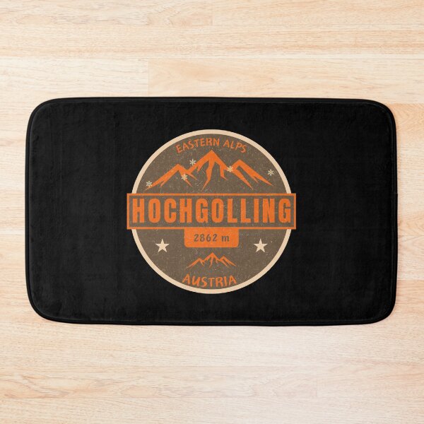 Item preview, Hochgolling Mountain in Eastern Alps Austria Retro Travel Art Emblem designed and sold by MaateoDesign.