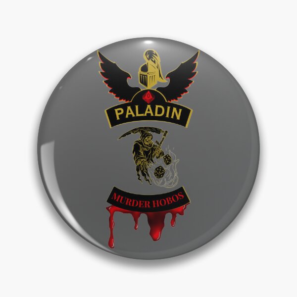 Item preview, Paladin. Murder Hobos. Biker Patch Style designed and sold by Ferndragons.
