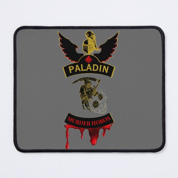 Item preview, Paladin. Murder Hobos. Biker Patch Style designed and sold by Ferndragons.