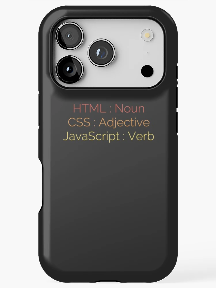 Thumbnail 1 of 4, iPhone Case, HTML CSS and JavaScript designed and sold by timtangonan.