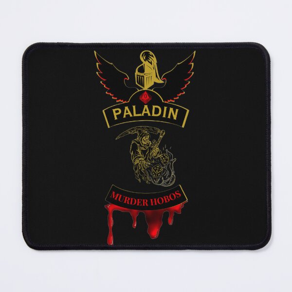 Item preview, Paladin. Murder Hobos. Biker Patch Style designed and sold by Ferndragons.