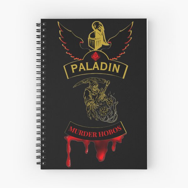 Item preview, Paladin. Murder Hobos. Biker Patch Style designed and sold by Ferndragons.