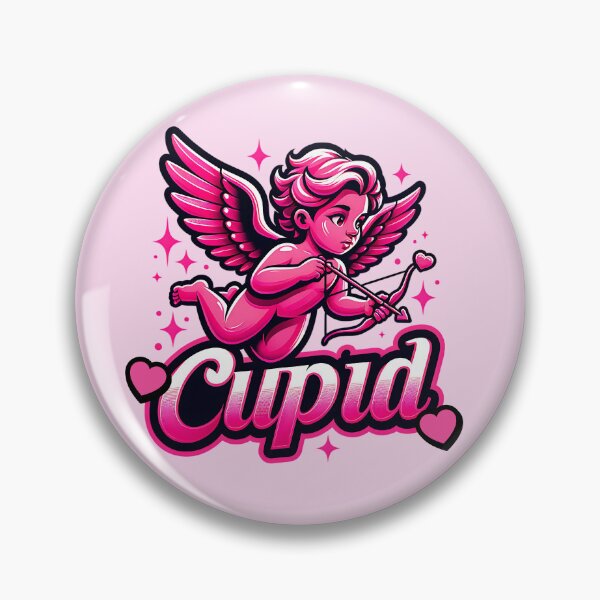 Item preview, Hot Pink Cupid Design for Valentine's Day!! Sticker, tees, and more designed and sold by CRandRRstickers.