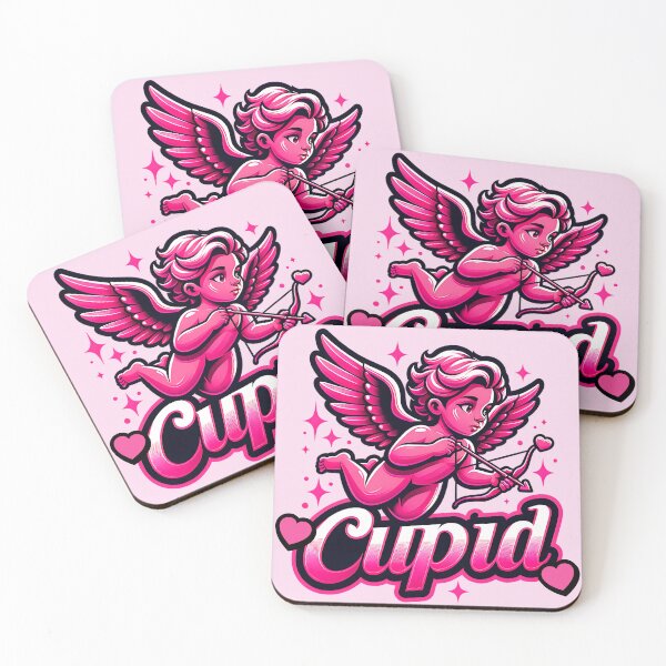 Item preview, Hot Pink Cupid Design for Valentine's Day!! Sticker, tees, and more designed and sold by CRandRRstickers.