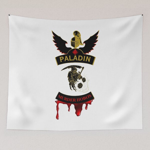 Item preview, Paladin. Murder Hobos. Biker Style Patch designed and sold by Ferndragons.
