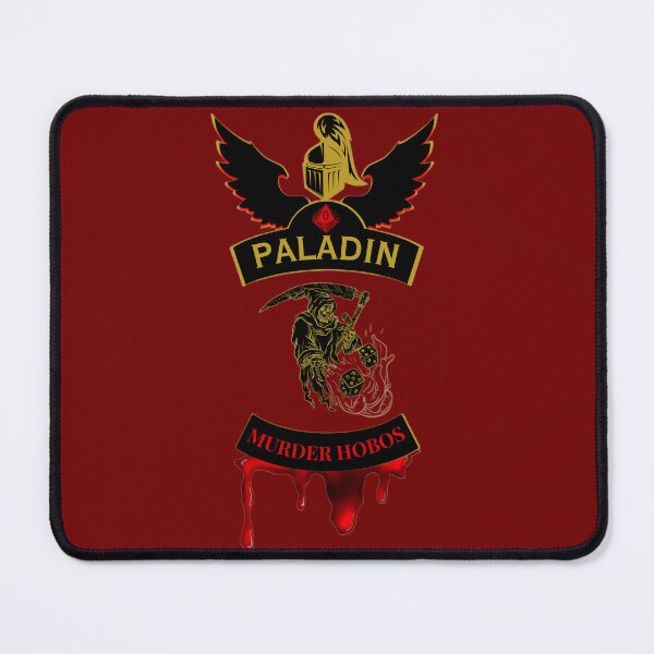Item preview, Paladin. Murder Hobos. Biker Patch Style designed and sold by Ferndragons.