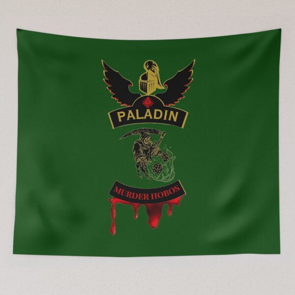 Item preview, Paladin. Murder Hobos. Biker Patch Style designed and sold by Ferndragons.