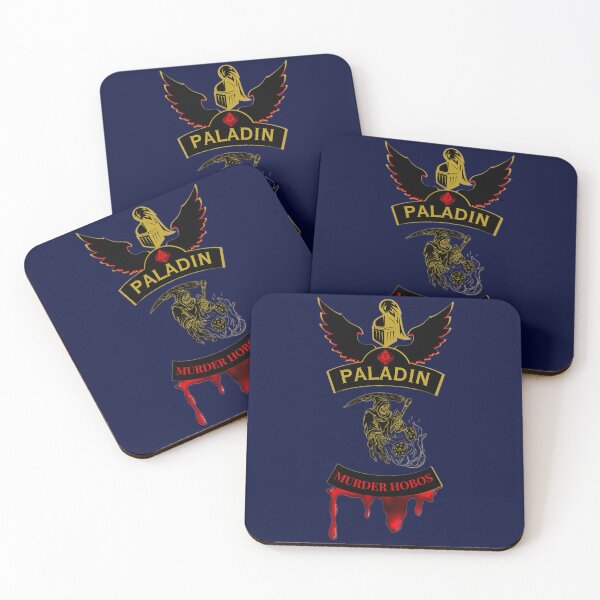Item preview, Paladin. Murder Hobos. Biker Patch Style designed and sold by Ferndragons.