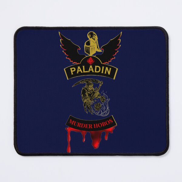 Item preview, Paladin. Murder Hobos. Biker Patch Style designed and sold by Ferndragons.