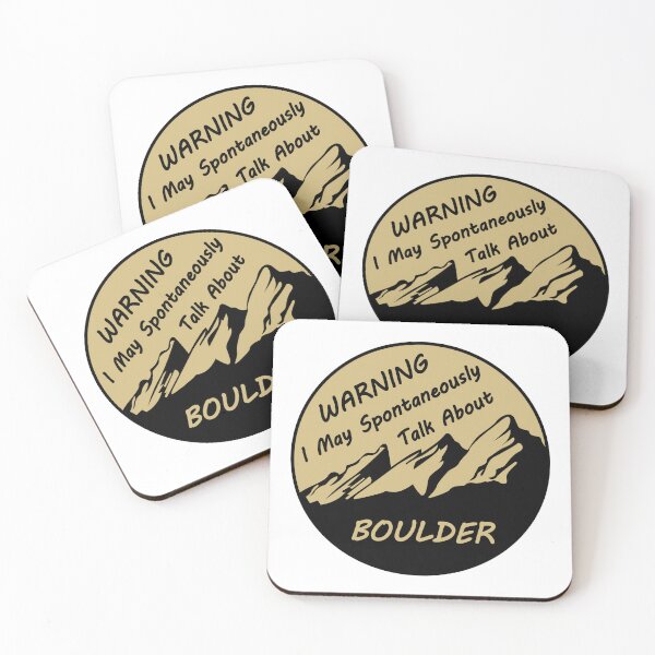 Item preview, Warning I May Spontaneously Talk About Boulder designed and sold by nikolaj1301.