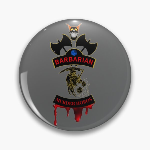 Item preview, Barbarian. Murder Hobos. Biker Patch Style designed and sold by Ferndragons.