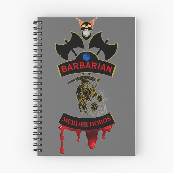 Item preview, Barbarian. Murder Hobos. Biker Patch Style designed and sold by Ferndragons.