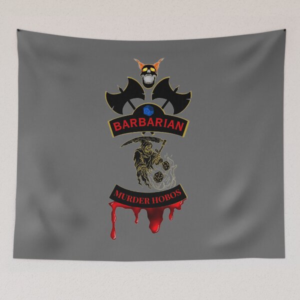 Item preview, Barbarian. Murder Hobos. Biker Patch Style designed and sold by Ferndragons.