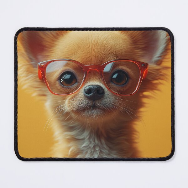 Item preview, Beautiful chihuahuadog puppy with glasses designed and sold by EgonZ9.