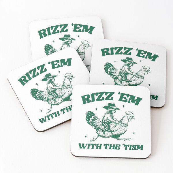 Item preview, Rizz Em With The Tism Vintage Style Shirt, Funny Animals Shirt, Raccoon Chicken Shirt, Trendy Vintage Shirt, Sarcastic Quotes designed and sold by Rosqzz.