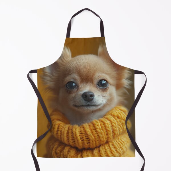 Item preview, cute chihuahua dog puppy with woolen sweater designed and sold by EgonZ9.