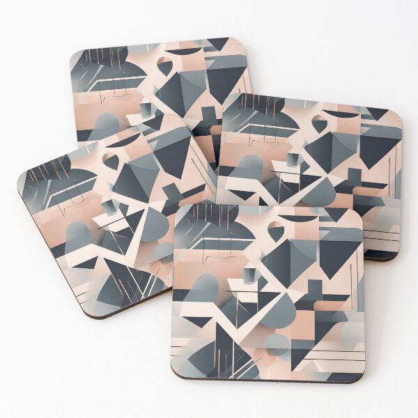 Item preview, Muted Geometry designed and sold by Eman Abou Ghazy.