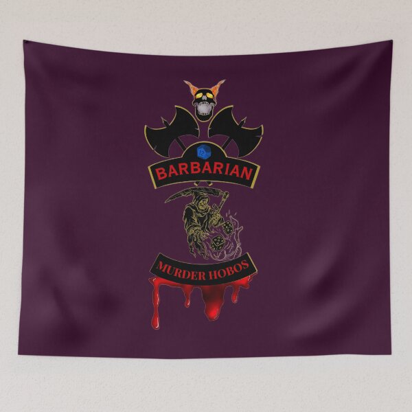 Item preview, Barbarian. Murder Hobos. Biker Patch Style designed and sold by Ferndragons.
